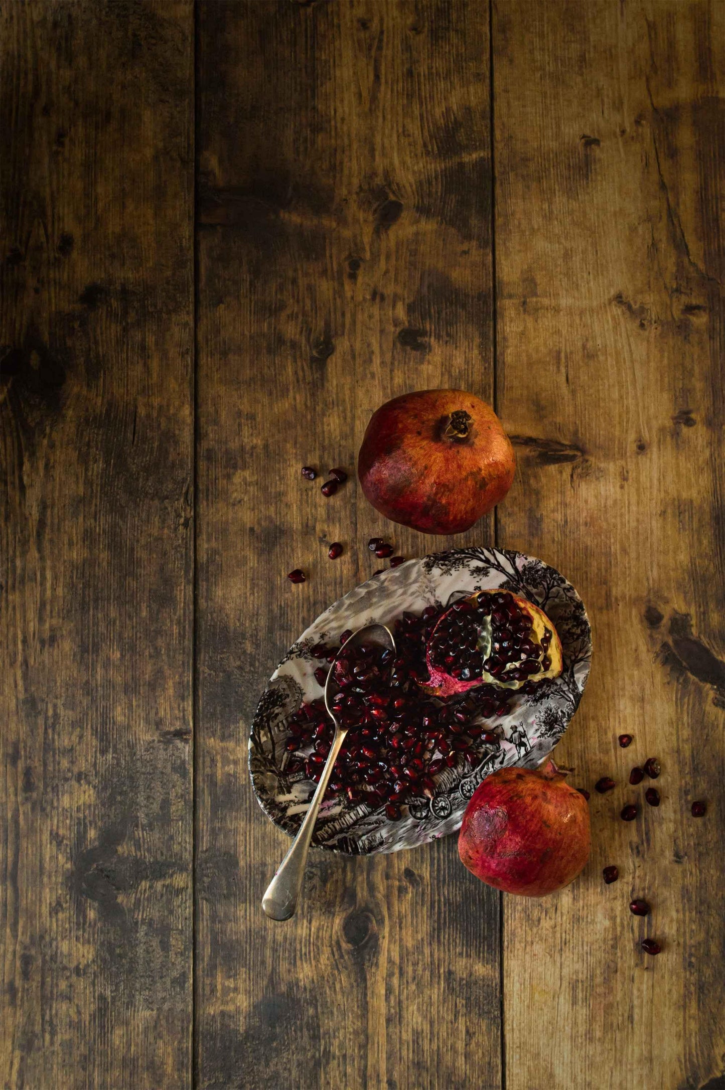 Farmhouse Pine - Blueberry Backdrops